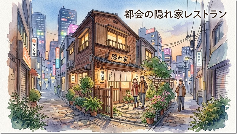 都会の隠れ家レストラン (2)