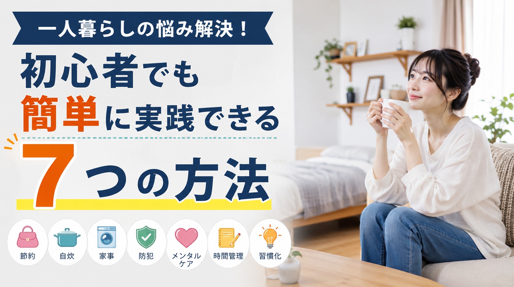 一人暮らしの悩み解決！初心者でも簡単に実践できる7つの方法
